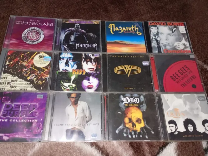 Lote de cds rock clássico e heavy metal