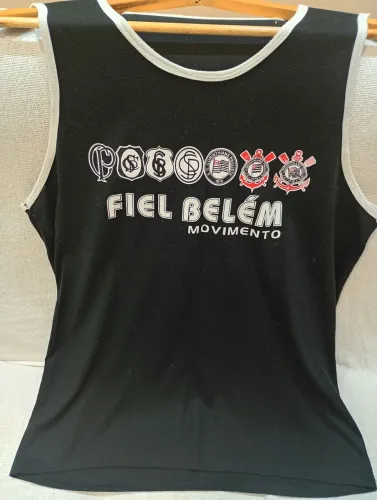 Camiseta regata Corinthians Gaviões da fiel Belém movimento ano 2007.