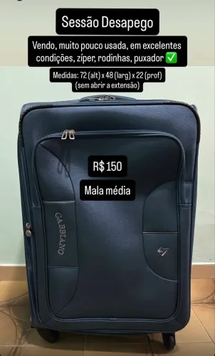 Mala média em perfeito estado