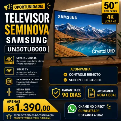 Televisor Seminovo 50" - Samsung