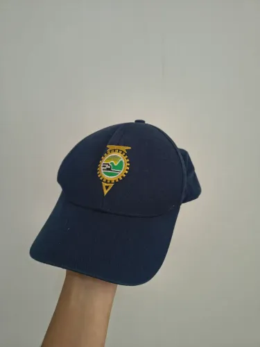 Boné Azul Ferrovia Paranaguá Item Colecionável
