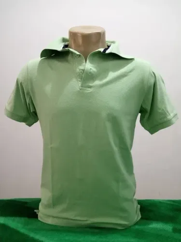 Camisa Polo Masculina Verde Claro