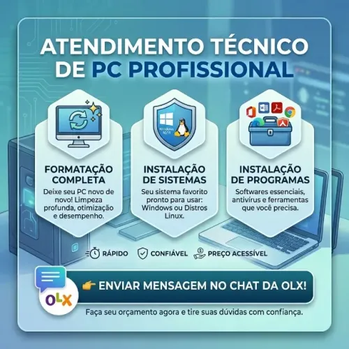 ? Formatação de PC e Notebook | Windows e Linux | Rápido e Garantido!