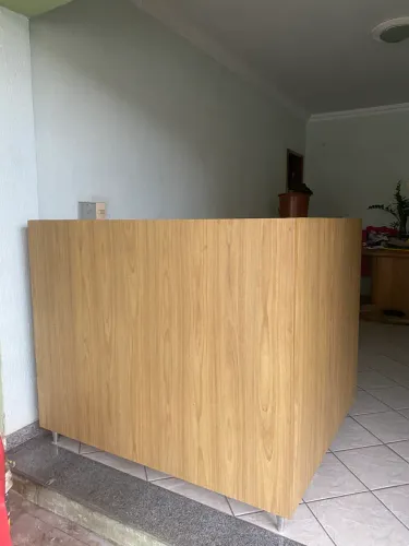 Balcão de Atendimento em L em MDF - Recepção / Caixa / Loja?