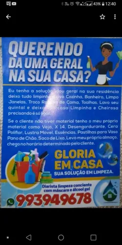 Faxineira / diarista