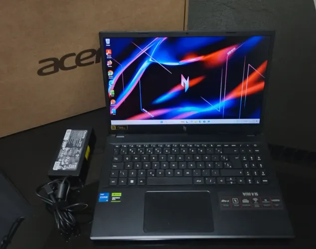 Notebook Gamer Acer Nitro V15 / Core i5 13th / SSD NVMe 512Gb / RAM 8Gb / RTX 2050 4Gb