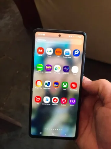 SAMSUNG A72 128G 6RAM ACEITO TROCA EM IPHONE COM VOLTA MINHA