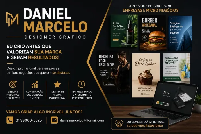 ? Designer Gráfico Profissional | Artes para Empresas e Micro Negócios