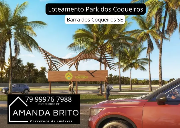 IMPERDIVEL - Lote c/ 200m² frente livre super ventilada - Park dos Coqueiros
