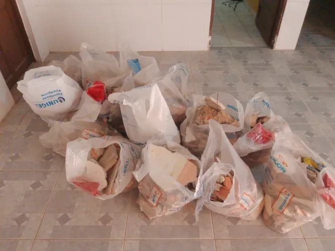 Entulho de obra doação 15 sacos