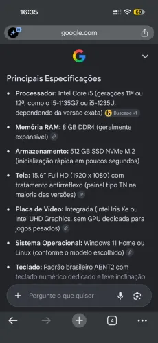 Notebook VAIO