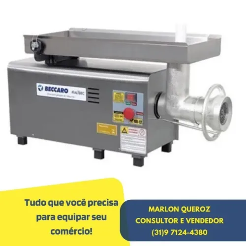 Moedor de Carne Boca 22 Beccaro Novo