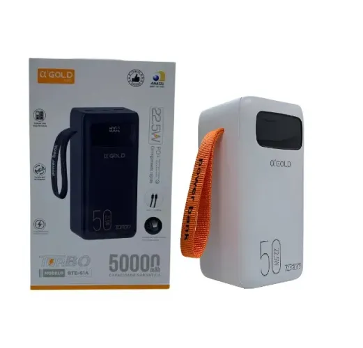 Power bank Carregador Portátil Turbo 50.000mAh A'Gold