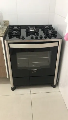 Fogão De Piso Fischer 5q Grand Cheff Gás Inox C Grill 127v