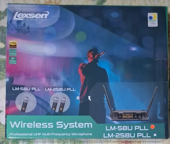 Vendo Microfone sem fio lexsen LM-58U PLL