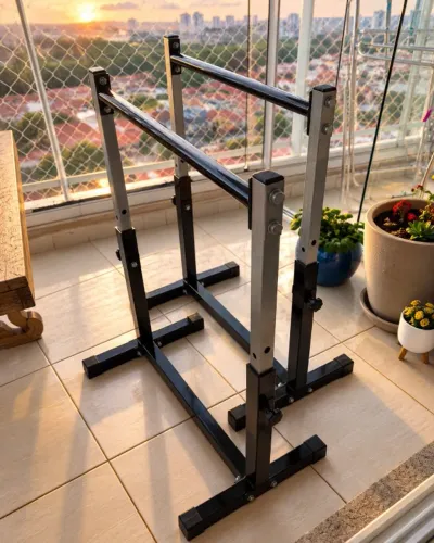 Barras paralelas calistenia (paralletes) até 90cm