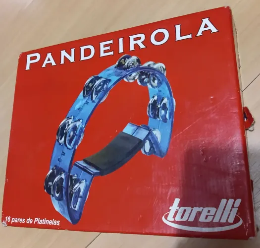 Pandeirola torelli 16 pares de platinelas 