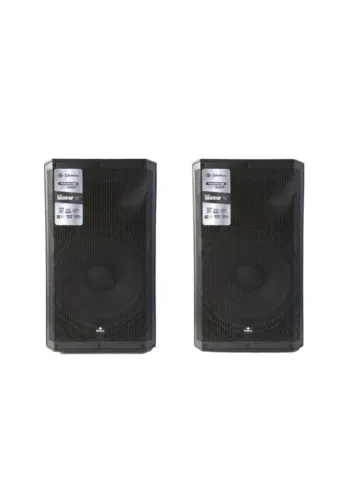 Kit com 2 CAIXA AMPLIFICADA WALDMAN ATIVA 15 TC-1800DSP