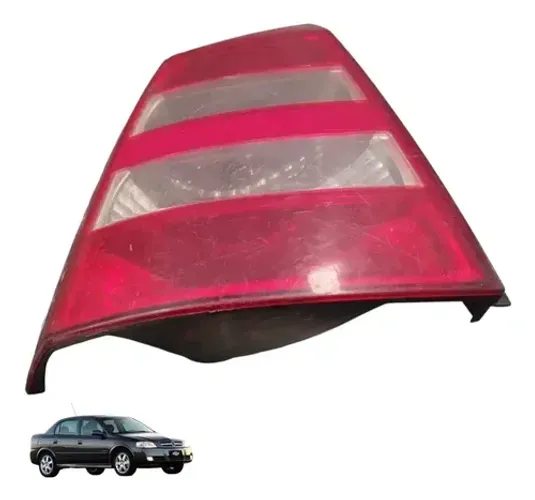 Lanterna Traseira Esquerda Astra Sedan 2003/2005 C/ Detalhe  Esquerdo Vermelha