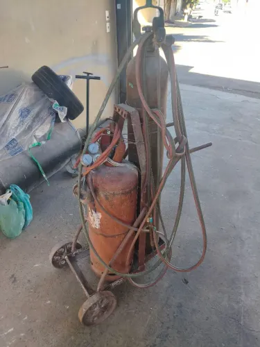 Conjunto completo para solda oxiacetilênica
