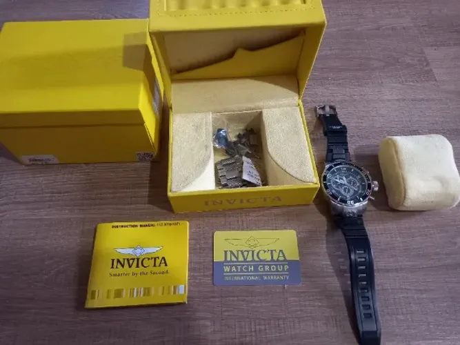 Relógio Invicta 0477 Chronograph Preto (Usado)