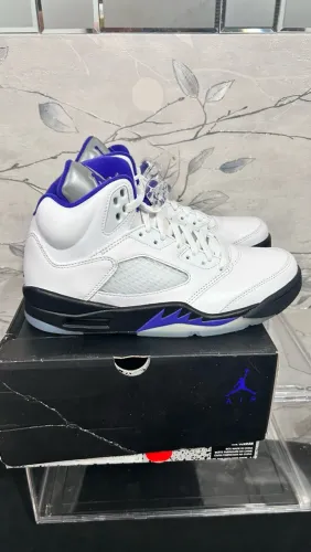 Tênis Air Jordan Retrô 5 Dark Concord ORIGINAL tamanho 39