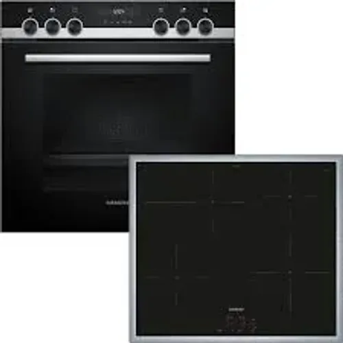 SugeridoLACRADOS NA CAIXA: Combo Alemão SIEMENS - Forno de Embutir + Cooktop Vitrocerâmico