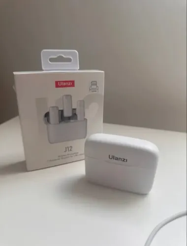 Microfone de Lapela Sem Fio Duplo Ulanzi J12 (iPhone / Android )