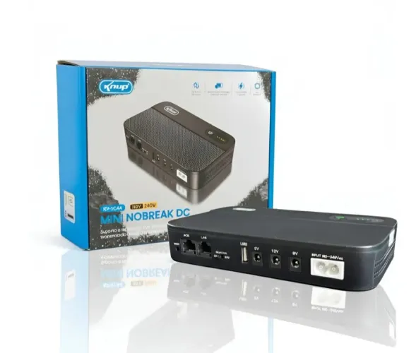 Mini Nobreak Porta Usb Ups Roteador Câmeras Internet Poe Lan