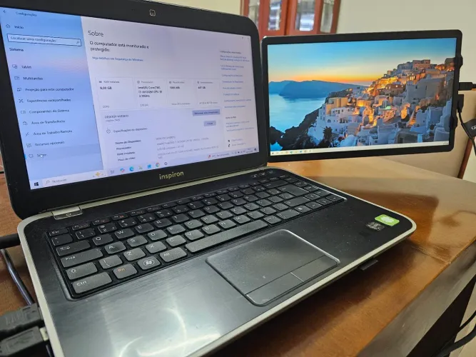 Notebook Dell i7  3612QM 14 pol com tela extensora