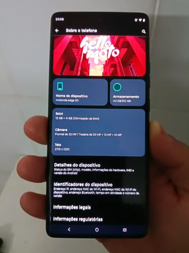 Vendo Ou Troco Moto Edge 50 512 GB 12 De RAM