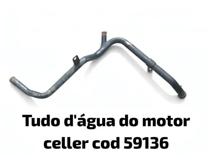 Tubo de água do motor celler