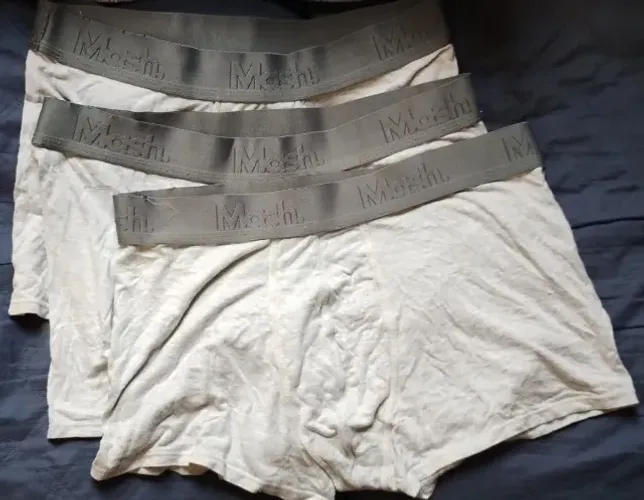 Cueca Boxer Mash Viscose cinza claro kit 3pçs