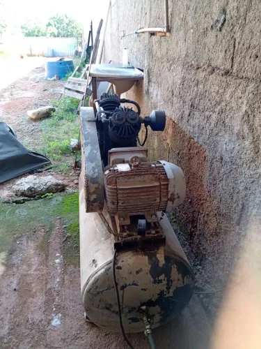 Compressor 20 pés 175 litros motor 5 cavalos rural Weg 