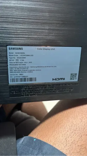Monitor Samsung LED 22 polegadas  