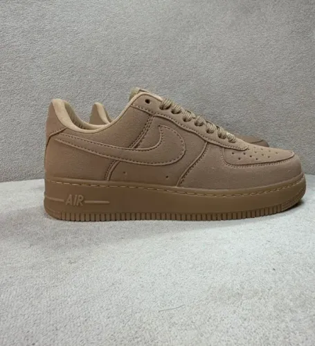 Tênis Nike Air Force Camurça Solado Emborrachado Premium Cor: Marrom - Disponível 38 AO 43