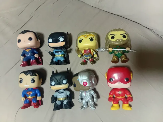 Bonecos Liga da Justiça Tipo Funko