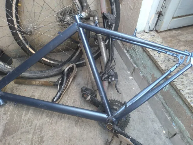 Bicicleta desmontada