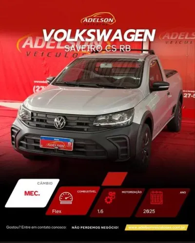 Volkswagen Saveiro Robust 1.6 Total Flex 8V 2025
