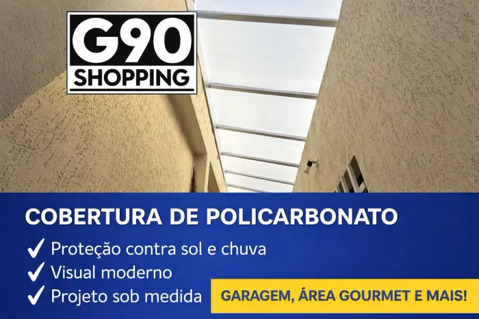 Monte sua cobertura de Policarbonato na G90