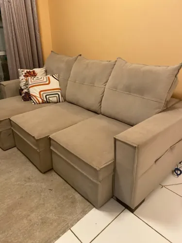 Sofá retrátil e reclinável 