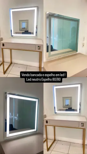 Bancada e espelho