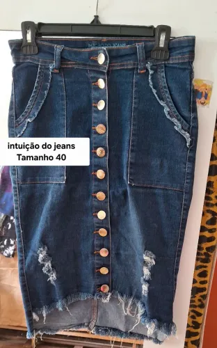 Trio de saias jeans Tamanho 40