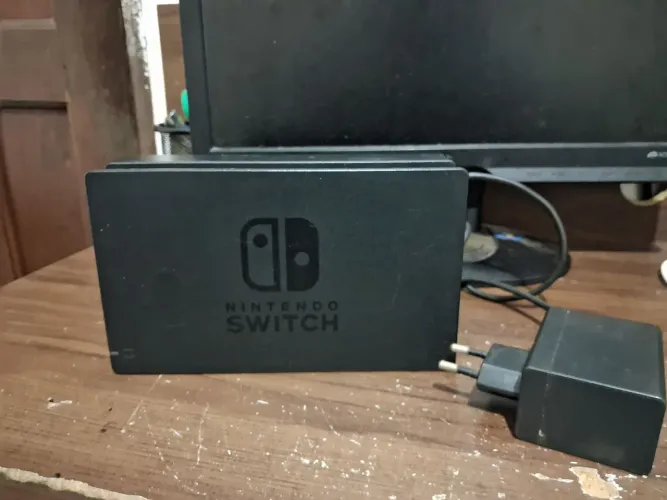 Dock e fonte Nintendo Switch