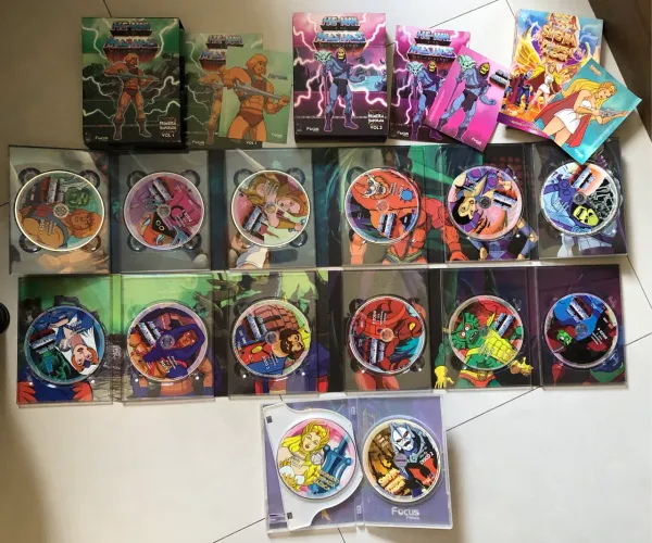 Coleção DVD Box He Man Primeira temporada e filme da She Ra