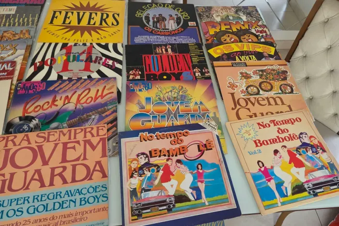 Kit 10 discos vinil JOVEM GUARDA