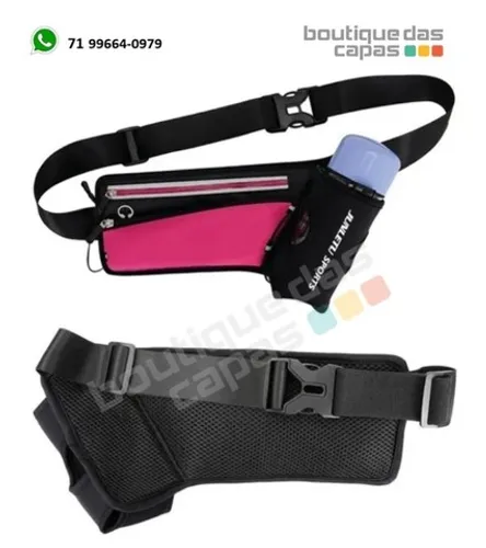 Pochete cintura sports pockets capa malhação hmaston 1036 cor preta