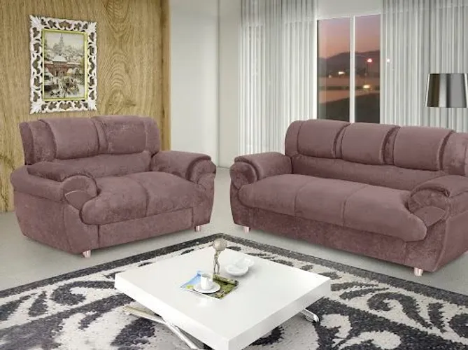 SOFÁ DOIS E TRÊS LUGARES DESIGN EXCELÊNCIA R7