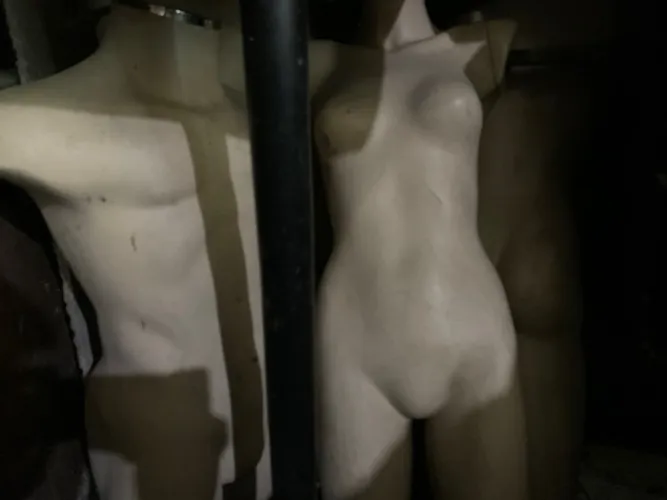 Manequim masculino e feminino 