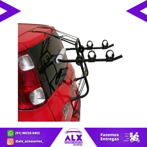 Transbike P/ 02 Bicicleta Hatch Sedan - 02 bikes no porta malas
